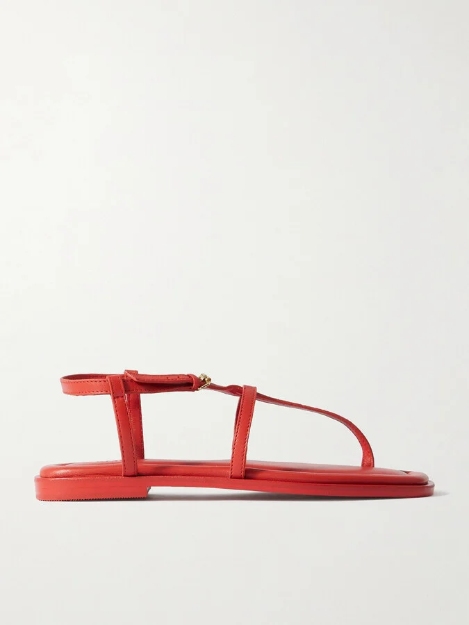 A Emery - Remly Leather Sandals - Red