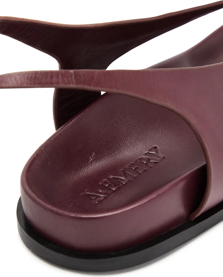 A.emery Shel Lace-up Leather Thong Sandals - Image 4