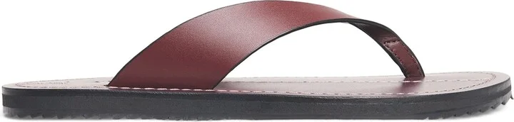 A.Emery Suede Flora Flip Flops