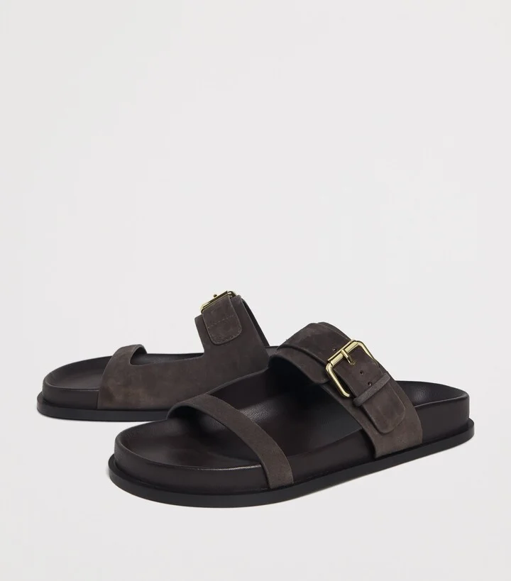A.Emery Suede Prince Sandals - Image 3