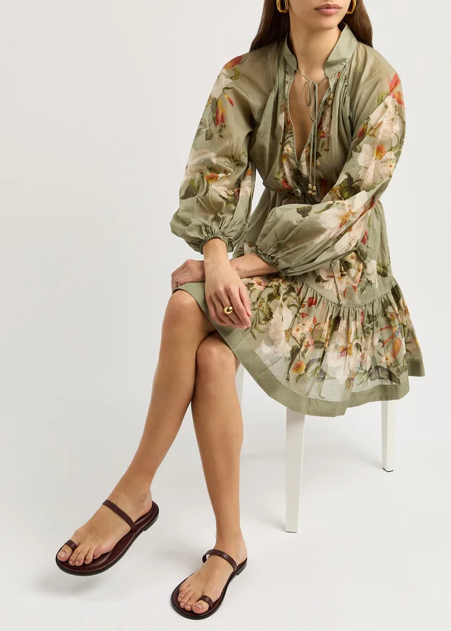 A.emery Turi Leather Sandals - Image 5