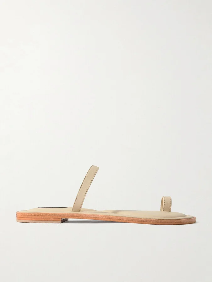 A Emery - Turi Leather Sandals - Cream