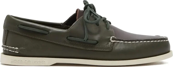 A/O 3 Eye "Green" boat shoes