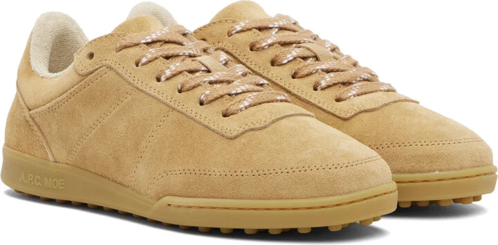 A.P.C. Beige Moe Sneakers - Image 4