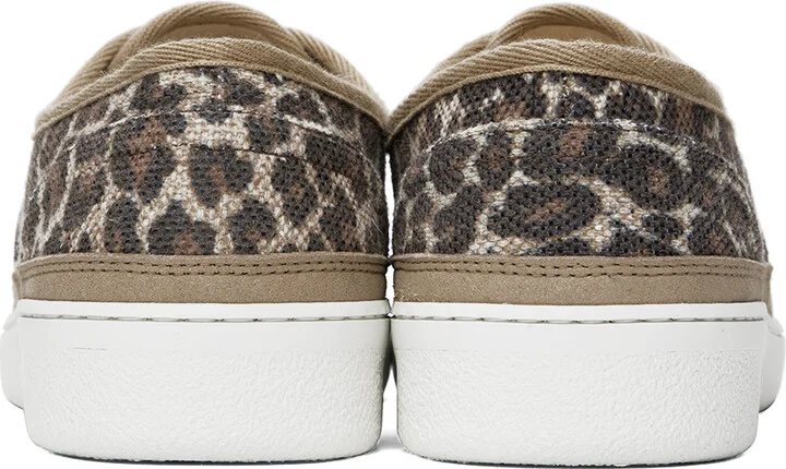 A.P.C. Beige Plain Simple Sneakers - Image 2