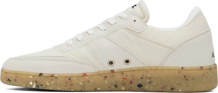 A.P.C. Beige Plain Sneakers - Image 3
