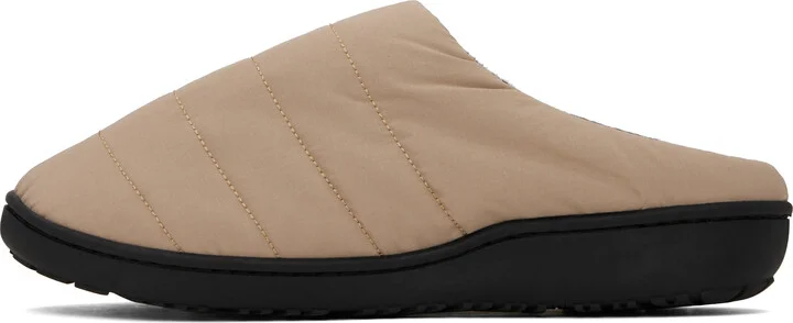 A.P.C. Beige SUBU Edition F-Line Slippers - Image 3