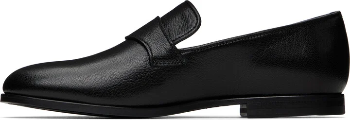 A.P.C. Black Anastasia Barbieri Edition Leather Loafers - Image 3