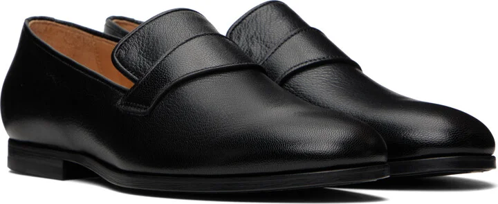 A.P.C. Black Anastasia Barbieri Edition Leather Loafers - Image 4