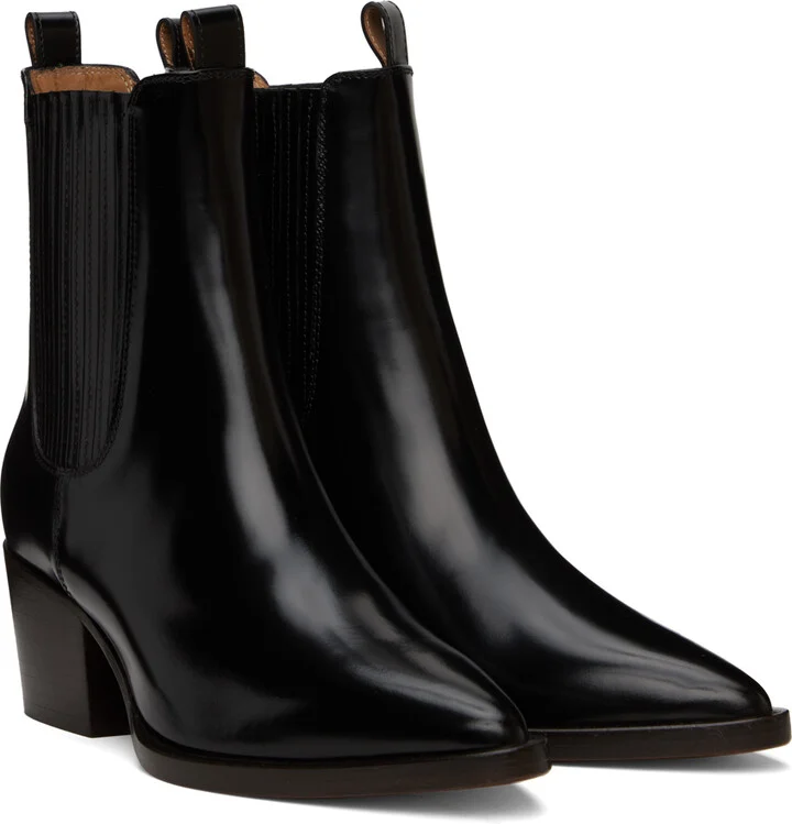 A.P.C. Black Debbie Santiago Boots - Image 4