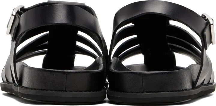 A.P.C. Black Fisherman H Sandals - Image 2