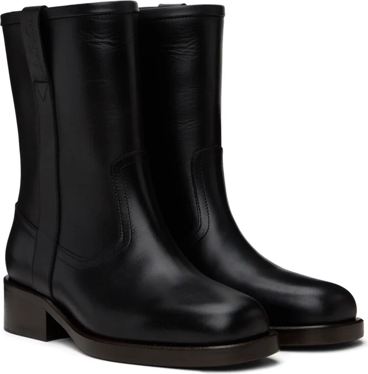 A.P.C. Black Héloïse Boots - Image 4