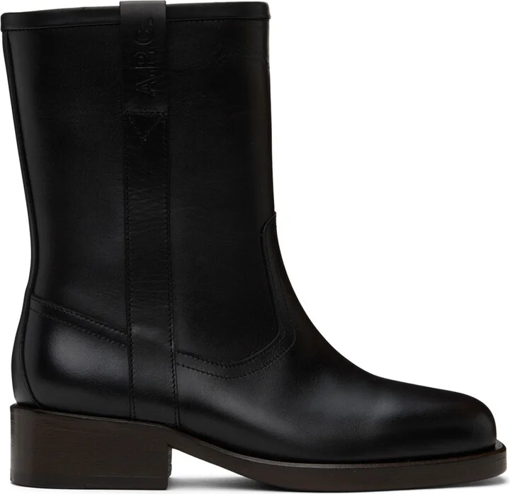 A.P.C. Black Héloïse Boots