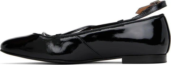 A.P.C. Black Katie Ballerina Flats - Image 3