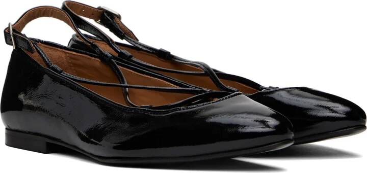A.P.C. Black Katie Ballerina Flats - Image 4