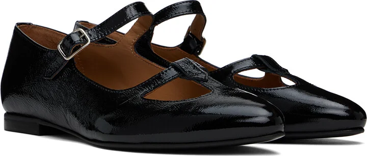 A.P.C. Black Katie Holmes Edition Katie Ballerina Flats - Image 4