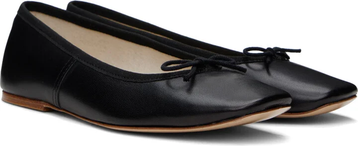 A.P.C. Black Leah Ballerina Flats - Image 4