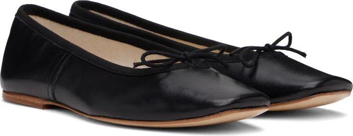 A.P.C. Black Leah Ballerina Flats - Image 4
