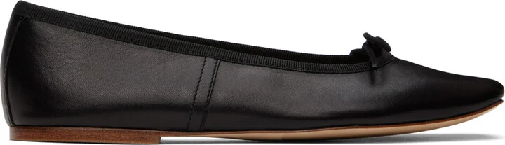 A.P.C. Black Leah Ballerina Flats