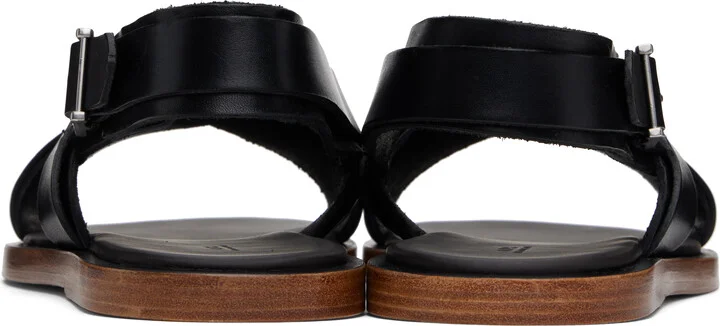 A.P.C. Black Lou Sandals - Image 2