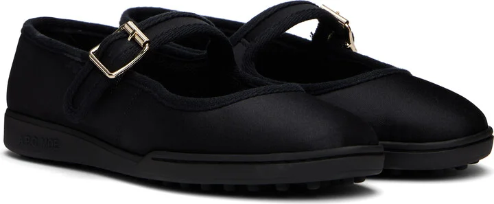 A.P.C. Black Moe Mary Jane Ballerina Flats - Image 4
