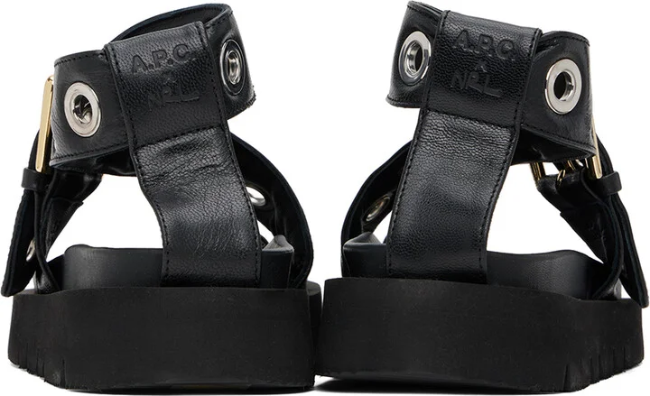 A.P.C. Black Natacha Ramsay-Levi Edition Concarneau Sandals - Image 2