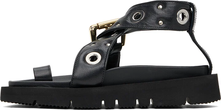 A.P.C. Black Natacha Ramsay-Levi Edition Concarneau Sandals - Image 3