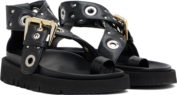 A.P.C. Black Natacha Ramsay-Levi Edition Concarneau Sandals - Image 4
