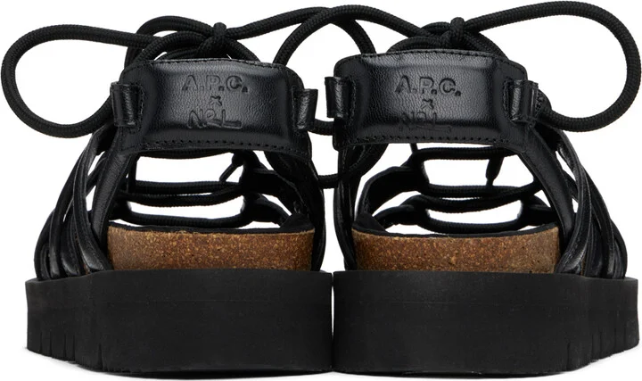 A.P.C. Black Natacha Ramsay-Levi Edition Iliade Sandals - Image 2
