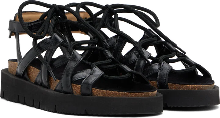 A.P.C. Black Natacha Ramsay-Levi Edition Iliade Sandals - Image 4