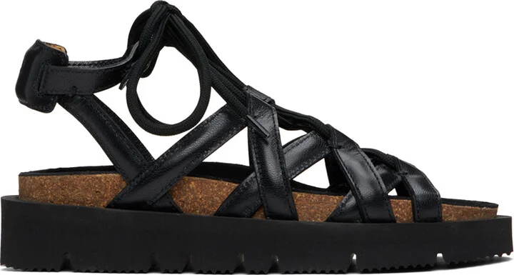 A.P.C. Black Natacha Ramsay-Levi Edition Iliade Sandals