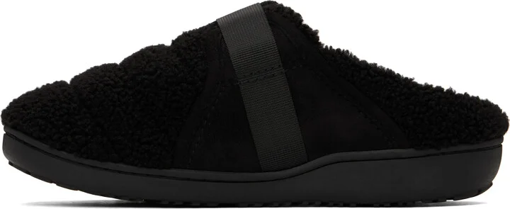 A.P.C. Black SUBU Edition Belt Line Slippers - Image 3