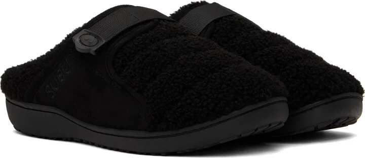 A.P.C. Black SUBU Edition Belt Line Slippers - Image 4