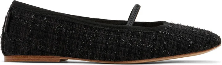 A.P.C. Black Swan Ballerina Flats