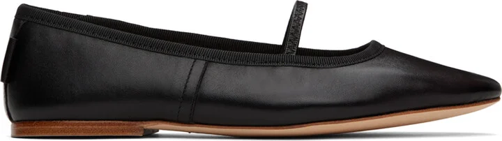 A.P.C. Black Swan Ballerina Flats