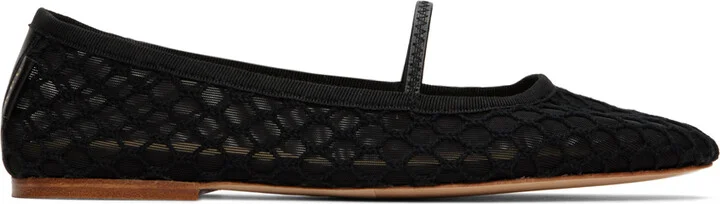 A.P.C. Black Swan Ballerina Flats