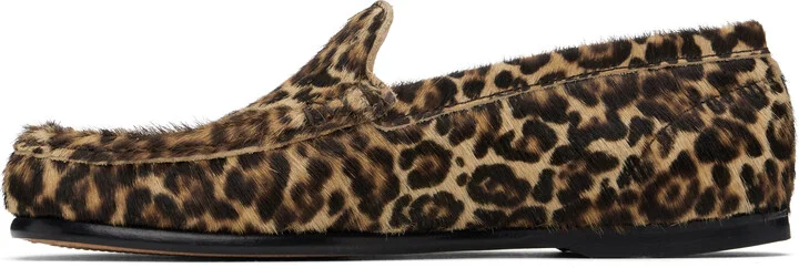 A.P.C. Black & Tan Swan Loafers - Image 3