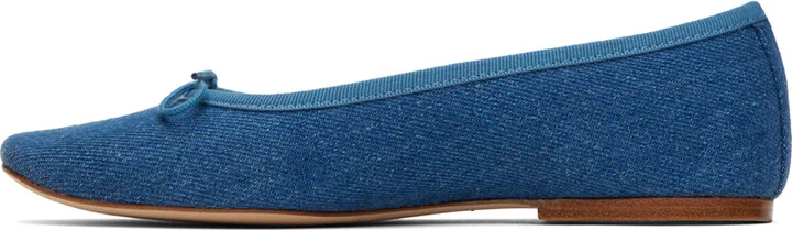 A.P.C. Blue Leah Ballerina Flats - Image 3