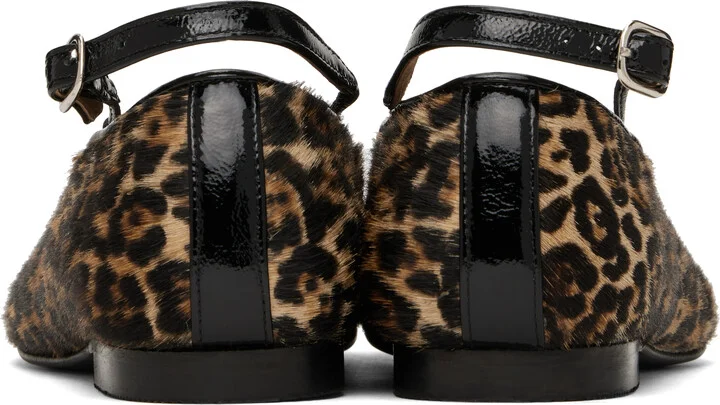 A.P.C. Brown & Black Katie Ballerina Flats - Image 2