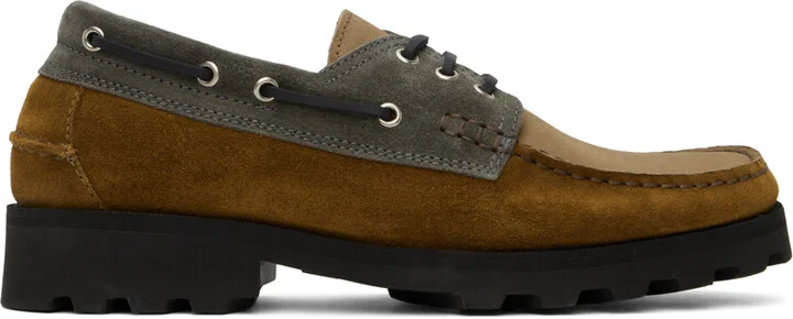 A.P.C. Brown & Gray Augustin Derbys