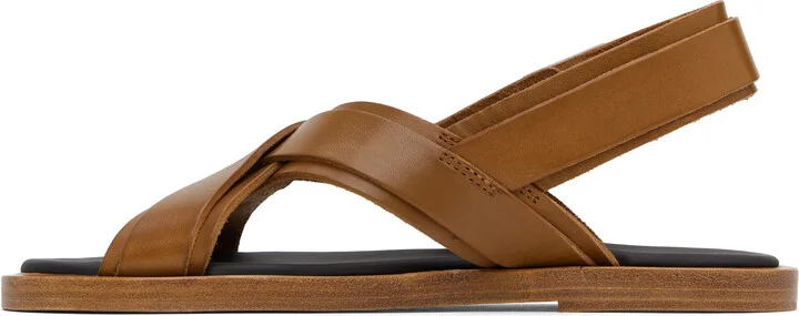 A.P.C. Brown Lou Sandals - Image 3