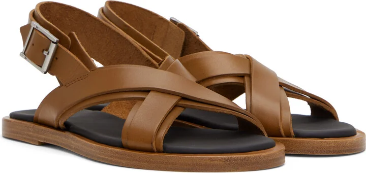 A.P.C. Brown Lou Sandals - Image 4