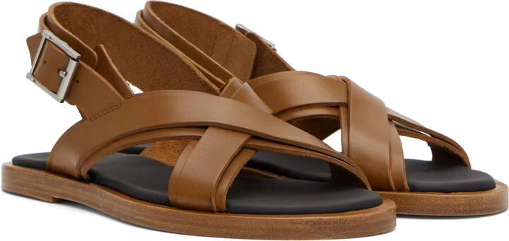 A.P.C. Brown Lou Sandals - Image 4