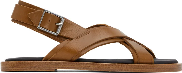 A.P.C. Brown Lou Sandals