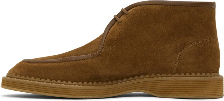 A.P.C. Brown Preppy Desert Boots - Image 3