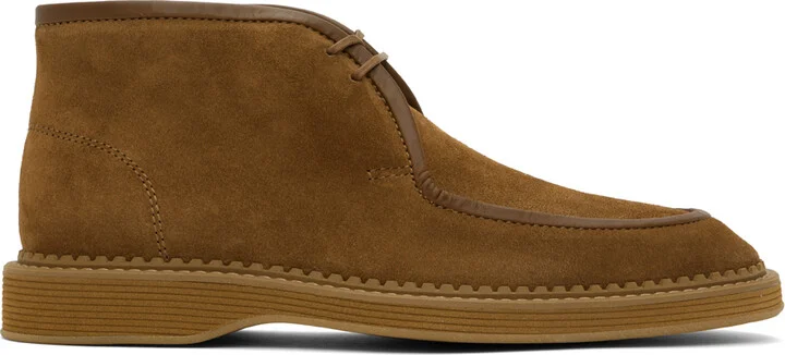 A.P.C. Brown Preppy Desert Boots