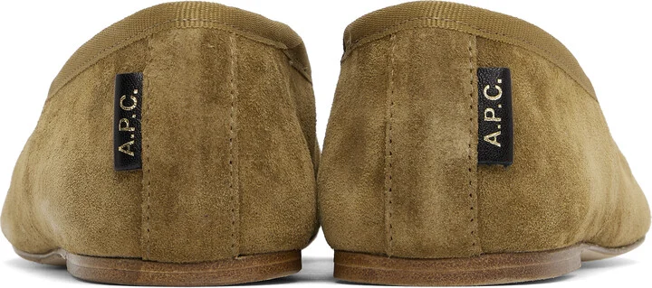 A.P.C. Brown Swan Ballerina Flats - Image 2