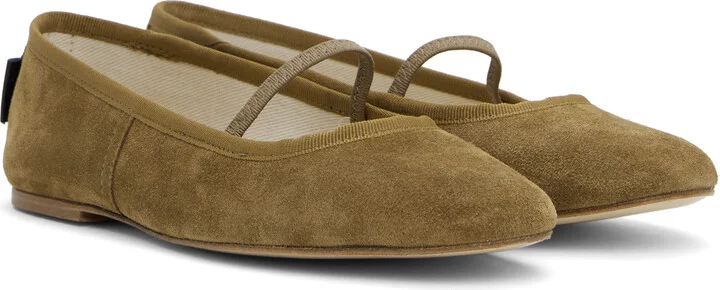 A.P.C. Brown Swan Ballerina Flats - Image 4