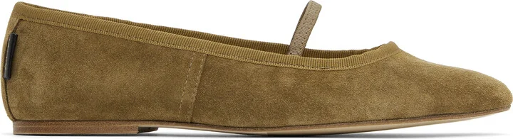 A.P.C. Brown Swan Ballerina Flats