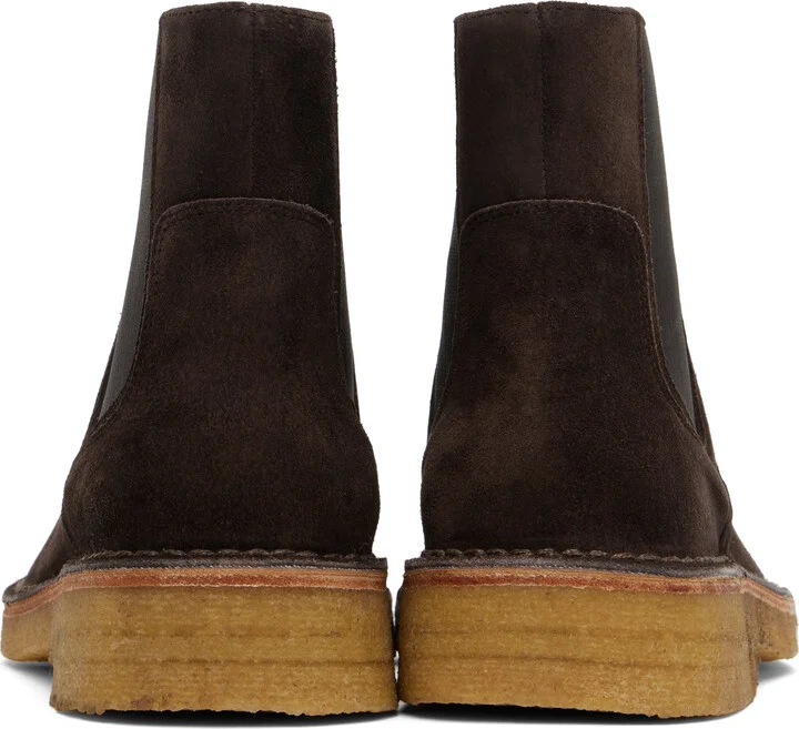 A.P.C. Brown Theodore Chelsea Boots - Image 2